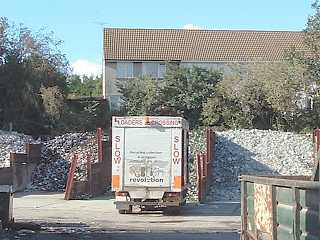 Recycling station (nr Warmley Golf Course) 2004